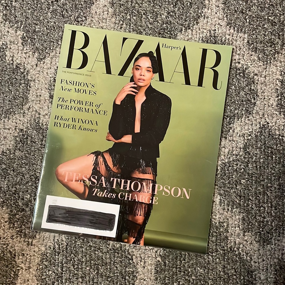 Harper’s Bazaar Tessa Thompson cover magazine